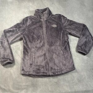 The North Face Gray Fleece Zip-Up Jacket Women’s Small